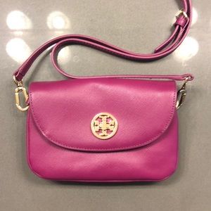 Purple Tory Burch purse